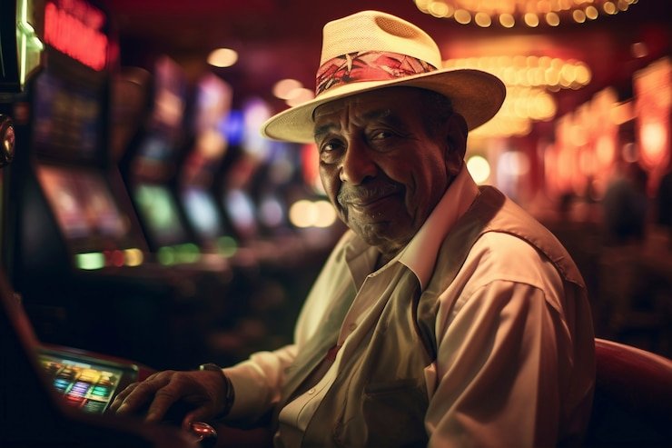 Buffalo King live dealer studio with multi-camera setup and professional croupier
