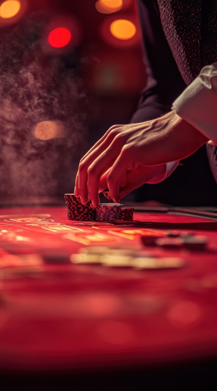 Live dealer streaming Dragon Tiger card game from professional studio